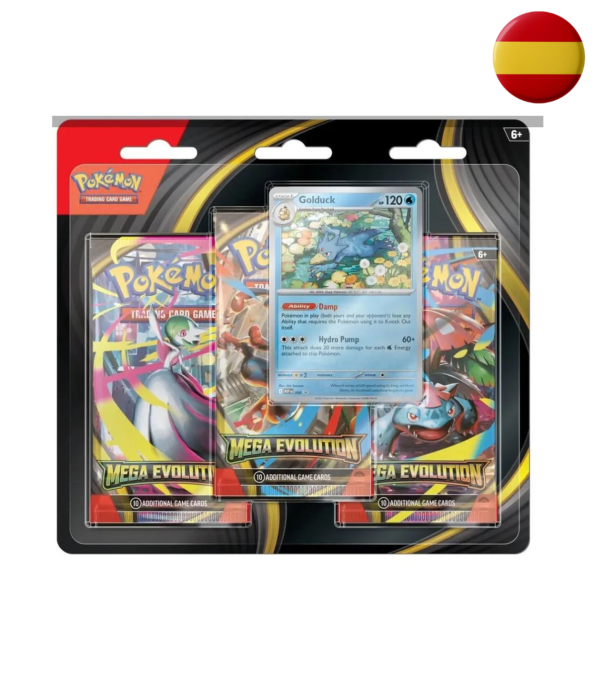 Blister Mega Evoluciones Golduck en Español