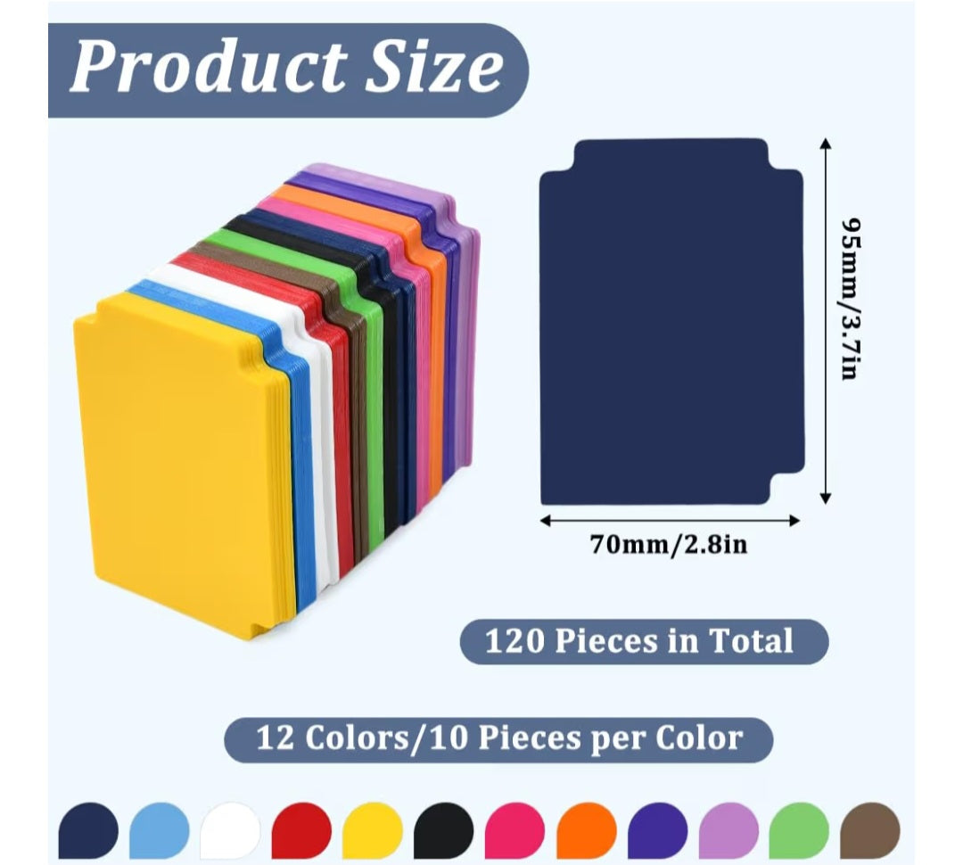 Divisores de cartas de colores