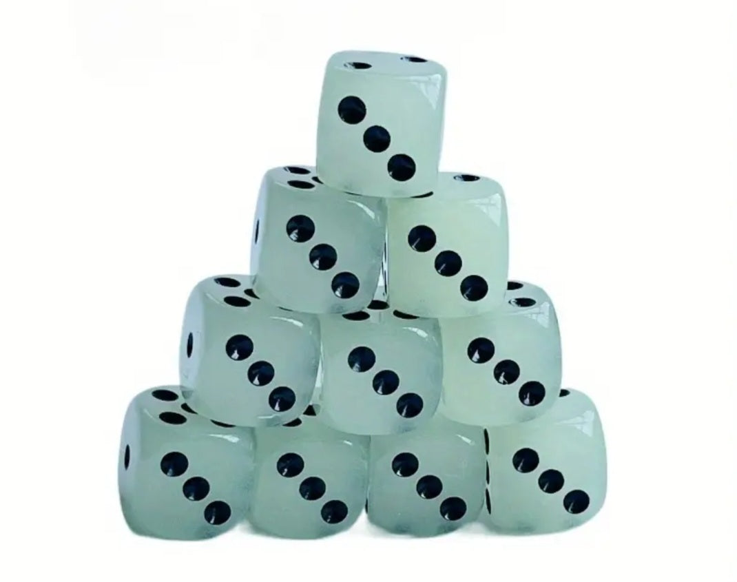 Dados Fluorescentes Pack 4