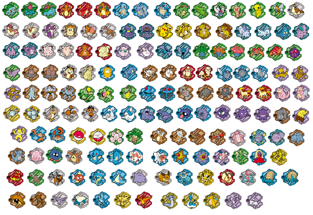 Caja Pokémon 151 Puzzle Magnet Set en Chino