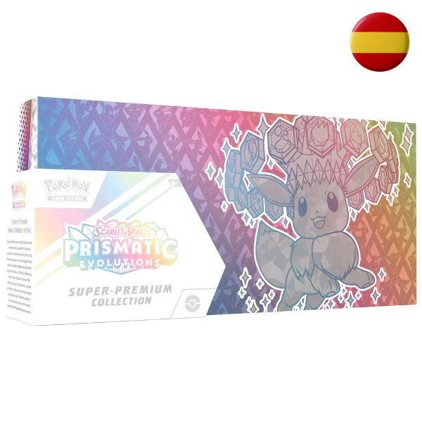Caja Super Premium Collector Evoluciones Prismáticas Español